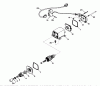 Toro 38510 (624) - 624 Power Shift Snowthrower, 1988 (8000001-8999999) Listas de piezas de repuesto y dibujos ELECTRIC STARTER MOTOR KIT NO. 33328C (OPTIONAL)