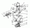Toro 38510 (624) - 624 Power Shift Snowthrower, 1988 (8000001-8999999) Listas de piezas de repuesto y dibujos ENGINE ASSEMBLY