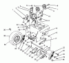Toro 38510 (624) - 624 Power Shift Snowthrower, 1988 (8000001-8999999) Listas de piezas de repuesto y dibujos TRACTION DRIVE ASSEMBLY