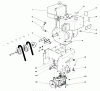 Toro 38513 (624) - 624 Power Shift Snowthrower, 1989 (9000001-9999999) Listas de piezas de repuesto y dibujos ENGINE ASSEMBLY