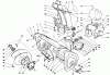 Toro 38510 (624) - 624 Power Shift Snowthrower, 1990 (0000001-0999999) Listas de piezas de repuesto y dibujos HOUSING & CHUTE ASSEMBLY