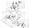 Toro 38510 (624) - 624 Power Shift Snowthrower, 1991 (1000001-1999999) Listas de piezas de repuesto y dibujos TRACTION DRIVE ASSEMBLY