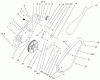 Toro 38536 (2450) - CCR 2450 GTS Snowthrower, 2002 (220000001-220999999) Listas de piezas de repuesto y dibujos IMPELLER DRIVE ASSEMBLY