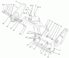 Toro 38515 (2450) - CCR 2450 GTS Snowthrower, 2004 (240000001-240999999) Listas de piezas de repuesto y dibujos HOUSING AND SIDE PLATE ASSEMBLY