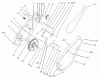 Toro 38515 (2450) - CCR 2450 GTS Snowthrower, 2004 (240000001-240999999) Listas de piezas de repuesto y dibujos IMPELLER DRIVE ASSEMBLY