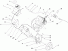 Toro 38516 (2450) - CCR 2450 GTS Snowthrower, 2004 (240000001-240999999) Listas de piezas de repuesto y dibujos ENGINE AND FRAME ASSEMBLY