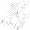 Toro 38518 (3650) - CCR 3650 GTS Snowthrower, 2003 (230000001-230999999) Listas de piezas de repuesto y dibujos HANDLE ASSEMBLY