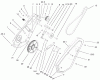 Toro 38518 (3650) - CCR 3650 GTS Snowthrower, 2002 (220000001-220999999) Listas de piezas de repuesto y dibujos IMPELLER DRIVE ASSEMBLY