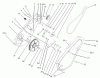 Toro 38517 (3650) - CCR 3650 GTS Snowthrower, 2004 (240000001-240999999) Listas de piezas de repuesto y dibujos IMPELLER DRIVE ASSEMBLY