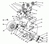 Toro 38525 (724) - 724 Power Shift Snowthrower, 1988 (8000001-8999999) Listas de piezas de repuesto y dibujos TRACTION DRIVE ASSEMBLY