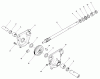 Toro 38525 (724) - 724 Power Shift Snowthrower, 1989 (9000001-9999999) Listas de piezas de repuesto y dibujos 24" AUGER GEARCASE ASSEMBLY NO. 66-8020