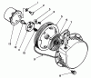 Toro 58402 - 2 hp Edger, 1985 (5000001-5999999) Listas de piezas de repuesto y dibujos RECOIL STARTER ASSEMBLY