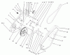 Toro 38538 (3650) - CCR 3650 GTS Snowthrower, 2004 (240000001-240999999) Listas de piezas de repuesto y dibujos IMPELLER DRIVE ASSEMBLY