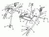 Toro 38540 (824) - 824 Power Shift Snowthrower, 1988 (8000001-8999999) Listas de piezas de repuesto y dibujos HANDLE ASSEMBLY