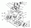 Toro 38543 (824) - 824 Power Shift Snowthrower, 1988 (8000001-8999999) Listas de piezas de repuesto y dibujos TRACTION DRIVE ASSEMBLY