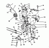 Toro 38543 (824) - 824 Power Shift Snowthrower, 1988 (8000001-8999999) Listas de piezas de repuesto y dibujos TRACTION LINKAGE ASSEMBLY