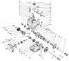 Toro 38540 (824) - 824 Power Shift Snowthrower, 1989 (9000001-9999999) Listas de piezas de repuesto y dibujos TRANSMISSION ASSEMBLY NO. 66-8030