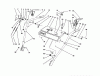 Toro 38543 (824) - 824 Power Shift Snowthrower, 1990 (0000001-0999999) Listas de piezas de repuesto y dibujos HANDLE ASSEMBLY
