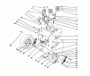 Toro 38543 (824) - 824 Power Shift Snowthrower, 1990 (0000001-0999999) Listas de piezas de repuesto y dibujos TRACTION DRIVE ASSEMBLY