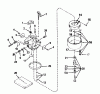 Toro 38540 (824) - 824 Power Shift Snowthrower, 1992 (2000001-2999999) Listas de piezas de repuesto y dibujos CARBURETOR TECUMSEH NO. 632334A