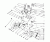 Toro 38543 (824) - 824 Power Shift Snowthrower, 1992 (2000001-2999999) Listas de piezas de repuesto y dibujos TRACTION DRIVE ASSEMBLY
