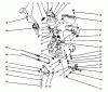 Toro 38543 (824) - 824 Power Shift Snowthrower, 1993 (3900001-3999999) Listas de piezas de repuesto y dibujos TRACTION LINKAGE ASSEMBLY
