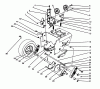 Toro 38543 (824) - 824 Power Shift Snowthrower, 1994 (4900001-4999999) Listas de piezas de repuesto y dibujos TRACTION DRIVE ASSEMBLY