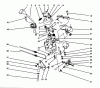 Toro 38540 (824) - 824 Power Shift Snowthrower, 1994 (4900001-4999999) Listas de piezas de repuesto y dibujos TRACTION LINKAGE ASSEMBLY