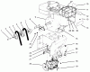 Toro 38543 (824) - 824 Power Shift Snowthrower, 1996 (6900001-6999999) Listas de piezas de repuesto y dibujos ENGINE ASSEMBLY
