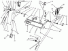 Toro 38543 (824) - 824 Power Shift Snowthrower, 1996 (6900001-6999999) Listas de piezas de repuesto y dibujos HANDLE ASSEMBLY