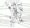 Toro 38540 (824) - 824 Power Shift Snowthrower, 1996 (6900001-6999999) Listas de piezas de repuesto y dibujos TRACTION LINKAGE ASSEMBLY