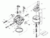 Toro 38543 (824) - 824 Power Shift Snowthrower, 1997 (7900001-7999999) Listas de piezas de repuesto y dibujos CARBURETOR TECUMSEH NO. 632334A