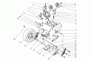 Toro 38543 (824) - 824 Power Shift Snowthrower, 1998 (8900001-8999999) Listas de piezas de repuesto y dibujos TRACTION DRIVE ASSEMBLY