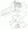 Toro 38542 (824) - 824 Power Shift Snowthrower, 1999 (99000001-99999999) Listas de piezas de repuesto y dibujos ENGINE ASSEMBLY