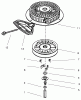 Toro 38542 (824) - 824 Power Shift Snowthrower, 1999 (99000001-99999999) Listas de piezas de repuesto y dibujos RECOIL STARTER #590749