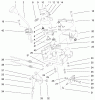 Toro 38542 (824) - 824 Power Shift Snowthrower, 1999 (99000001-99999999) Listas de piezas de repuesto y dibujos TRACTION LINKAGE ASSEMBLY