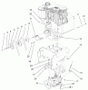 Toro 38543 (824) - 824 Power Shift Snowthrower, 2001 (210000001-210999999) Listas de piezas de repuesto y dibujos ENGINE AND TRANSMISSION ASSEMBLY