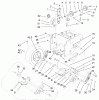Toro 38543 (824) - 824 Power Shift Snowthrower, 2001 (210000001-210999999) Listas de piezas de repuesto y dibujos LOWER TRACTION ASSEMBLY