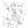 Toro 38545 (828) - 828 Power Shift Snowthrower, 1989 (9000001-9999999) Listas de piezas de repuesto y dibujos TRACTION LINKAGE ASSEMBLY