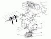 Toro 38555 (1028) - 1028 Power Shift Snowthrower, 1994 (4900001-4999999) Listas de piezas de repuesto y dibujos ENGINE ASSEMBLY