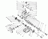 Toro 38555 (1028) - 1028 Power Shift Snowthrower, 1994 (4900001-4999999) Listas de piezas de repuesto y dibujos TRANSMISSION ASSEMBLY NO. 66-8030