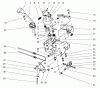 Toro 38556 (1028) - 1028 Power Shift Snowthrower, 1997 (7900001-7999999) Listas de piezas de repuesto y dibujos TRACTION LINKAGE ASSEMBLY