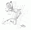 Toro 38556 (1028) - 1028 Power Shift Snowthrower, 1998 (8900001-8999999) Listas de piezas de repuesto y dibujos LIGHT ASSEMBLY (MODEL 38555 ONLY)