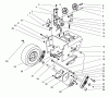 Toro 38556 (1028) - 1028 Power Shift Snowthrower, 1998 (8900001-8999999) Listas de piezas de repuesto y dibujos TRACTION DRIVE ASSEMBLY