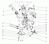 Toro 38555 (1028) - 1028 Power Shift Snowthrower, 1998 (890000001-899999999) Listas de piezas de repuesto y dibujos TRACTION LINKAGE ASSEMBLY
