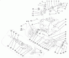 Toro 38559 (1028) - 1028 Power Shift Snowthrower, 2000 (200000001-200999999) Listas de piezas de repuesto y dibujos LOWER TRACTION ASSEMBLY