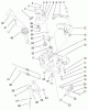 Toro 38559 (1028) - 1028 Power Shift Snowthrower, 2000 (200000001-200999999) Listas de piezas de repuesto y dibujos POWER SHIFT CONTROL ASSEMBLY