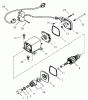Toro 38560 (1028) - 1028 Power Shift Snowthrower, 2004 (240000001-240999999) Listas de piezas de repuesto y dibujos ELECTRIC STARTER (110 VOLT) PART NO. 33329E