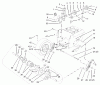 Toro 38560 (1028) - 1028 Power Shift Snowthrower, 2004 (240000001-240999999) Listas de piezas de repuesto y dibujos LOWER TRACTION ASSEMBLY