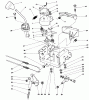 Toro 38565 (1132) - 1132 Power Shift Snowthrower, 1988 (8000001-8999999) Listas de piezas de repuesto y dibujos TRACTION LINKAGE ASSEMBLY